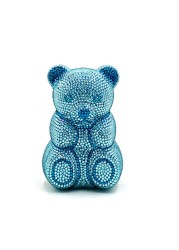 Women's Perforated Bear Handbag,Bear Perforated Crystal Handbag,Cocktail Purse,Shoulder Bag,Gifts