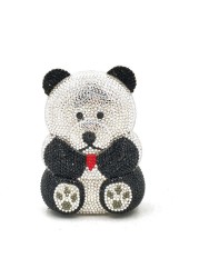 Women's Perforated Bear Handbag,Bear Perforated Crystal Handbag,Cocktail Purse,Shoulder Bag,Gifts