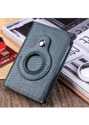 RFID Airtag Credit Card Holder Wallet Men Slim Thin Business Bank Card Holder Container Male Smart Bluetooth Card Holder Bag