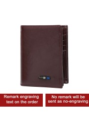 SmartLB Smart Anti-theft Wallet GPS Bluetooth Tracker Leather Wallet Clutch Mini Card Holder Christmas Gift for Father's Day