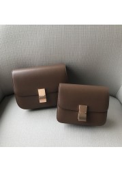 2022 New Fashion Women Cowhide Shoulder Bags Crossbody Bags For Ladies Candy Colors Messenger Bag Genuine Leather Bags