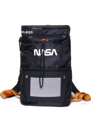 Astronaut backpack school bag waist bag male and female ins super fire must have large capacity backpack