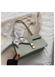 TRAVEASY 2022 New French Scarf Bag Women Korean Handbags Fashion Portable Shoulder Armpit Texture Rail Bag Handbags Tote Bag