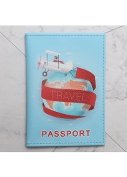 Portable Passport Travel Ticket Package Convenient Passport Bag Passport Case Travel Map Holder Protective Clip Travel Map