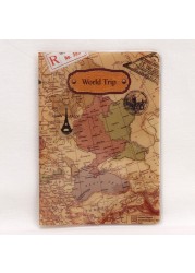 Portable Passport Travel Ticket Package Convenient Passport Bag Passport Case Travel Map Holder Protective Clip Travel Map