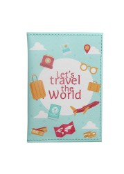 Portable Passport Travel Ticket Package Convenient Passport Bag Passport Case Travel Map Holder Protective Clip Travel Map