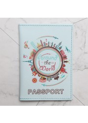 Portable Passport Travel Ticket Package Convenient Passport Bag Passport Case Travel Map Holder Protective Clip Travel Map