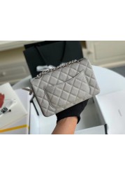 Classic cow and sheep leather bag ladies new net red fashion caviar bag trend wild luxury simple leather production high quality