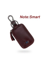 Smart Bluetooth Compatible Tracker Genuine Leather Wallet Keys Organizer Men Smart Car Holders Housekeeper Keychain Men