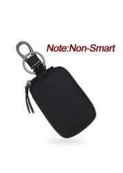 Smart Bluetooth Compatible Tracker Genuine Leather Wallet Keys Organizer Men Smart Car Holders Housekeeper Keychain Men