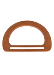 D Round Shape Bamboo Wood Resin Bag Handle For Handbag Hand Purse Frame DIY Bags Accessories New Fashion Bag Handles