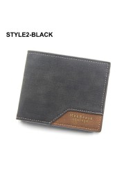 Luxury Fashion Men Leather Wallet Slim Coin Purse Business Foldable Wallet Man Card Holder Pocket Clutch Male Bags Tote Bag