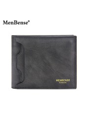 Luxury Fashion Men Leather Wallet Slim Coin Purse Business Foldable Wallet Man Card Holder Pocket Clutch Male Bags Tote Bag