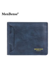 Luxury Fashion Men Leather Wallet Slim Coin Purse Business Foldable Wallet Man Card Holder Pocket Clutch Male Bags Tote Bag