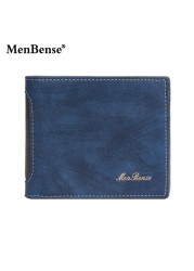 Luxury Fashion Men Leather Wallet Slim Coin Purse Business Foldable Wallet Man Card Holder Pocket Clutch Male Bags Tote Bag