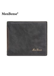 Luxury Fashion Men Leather Wallet Slim Coin Purse Business Foldable Wallet Man Card Holder Pocket Clutch Male Bags Tote Bag