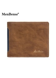 Luxury Fashion Men Leather Wallet Slim Coin Purse Business Foldable Wallet Man Card Holder Pocket Clutch Male Bags Tote Bag