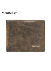 Luxury Fashion Men Leather Wallet Slim Coin Purse Business Foldable Wallet Man Card Holder Pocket Clutch Male Bags Tote Bag