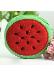 All Cartoon Fruits Coin Bag Clutch New 8cm Pineapple Orange Plush Coin Purse Purse Pouch; Baby Coin Bag Pouch Purse