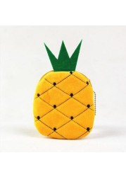 All Cartoon Fruits Coin Bag Clutch New 8cm Pineapple Orange Plush Coin Purse Purse Pouch; Baby Coin Bag Pouch Purse