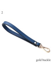 All-match mini bag belt purse belt women's wrist bag belt solid color women's simple handle purse belt bag replacement