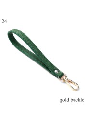 All-match mini bag belt purse belt women's wrist bag belt solid color women's simple handle purse belt bag replacement