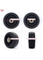 1PC Luggage Plastic Swivel Wheels Rotation Suitcase Replacement Wheels