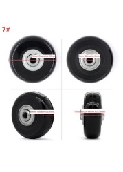 1PC Luggage Plastic Swivel Wheels Rotation Suitcase Replacement Wheels