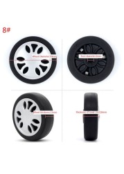 1PC Luggage Plastic Swivel Wheels Rotation Suitcase Replacement Wheels