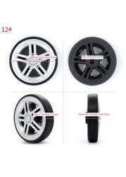 1PC Luggage Plastic Swivel Wheels Rotation Suitcase Replacement Wheels