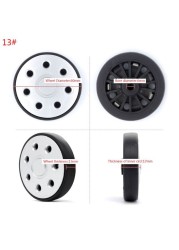 1PC Luggage Plastic Swivel Wheels Rotation Suitcase Replacement Wheels