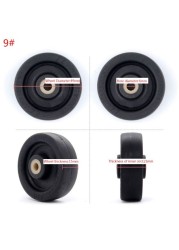 1PC Luggage Plastic Swivel Wheels Rotation Suitcase Replacement Wheels