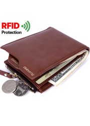 New Coin Purse RFID Theft Protection Dollar Price Men Wallets Black Color Slim Wallets Thin Card Holder Wallet for Men 2022