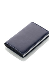 2022 Anti-Blocking Credit Card Holder Mens Metal Card Case RFID Aluminum Business Minimalist Travel Card Wallet