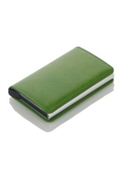 2022 Anti-Blocking Credit Card Holder Mens Metal Card Case RFID Aluminum Business Minimalist Travel Card Wallet