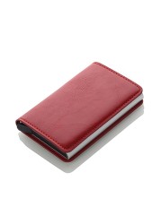 2022 Anti-Blocking Credit Card Holder Mens Metal Card Case RFID Aluminum Business Minimalist Travel Card Wallet