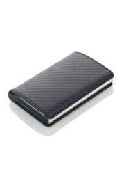 2022 Anti-Blocking Credit Card Holder Mens Metal Card Case RFID Aluminum Business Minimalist Travel Card Wallet