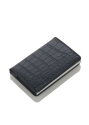 2022 Anti-Blocking Credit Card Holder Mens Metal Card Case RFID Aluminum Business Minimalist Travel Card Wallet