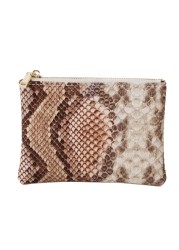 Women Wallet Trend 2021 Cheap Soft PU Leather Snakeskin Pattern Exquisite Coin Wallet Lady Vintage Zipper Purses Female Clutch Bag