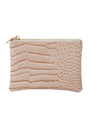 Women Wallet Trend 2021 Cheap Soft PU Leather Snakeskin Pattern Exquisite Coin Wallet Lady Vintage Zipper Purses Female Clutch Bag