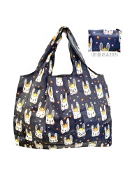 Reusable Foldable High Quality Shopping Bag Large Size Tote Bag Eco Bag Waterproof T-shirt Bag Shopkeeper Bags Eco Tote Bags