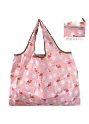 Reusable Foldable High Quality Shopping Bag Large Size Tote Bag Eco Bag Waterproof T-shirt Bag Shopkeeper Bags Eco Tote Bags