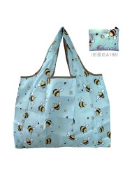 Reusable Foldable High Quality Shopping Bag Large Size Tote Bag Eco Bag Waterproof T-shirt Bag Shopkeeper Bags Eco Tote Bags