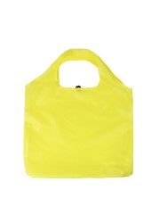 Pocket Square Eco-Friendly Shopping Bag Foldable Reusable Portable Shoulder Bag Handle Polyester for Travel Grocery