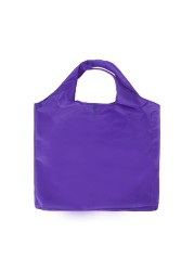 Pocket Square Eco-Friendly Shopping Bag Foldable Reusable Portable Shoulder Bag Handle Polyester for Travel Grocery