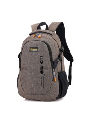 2021 New Fashion Men's Backpack Male Bag Polyester Laptop Backpack Computer Bags High School Student College Students Male Bag