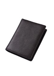 CHALLEN-Men's Wallet Card Holder,Men's Wallet with Coin Pocket,Vintage Faux Leather Short Wallet,Slim Soft Wallet