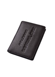 CHALLEN-Men's Wallet Card Holder,Men's Wallet with Coin Pocket,Vintage Faux Leather Short Wallet,Slim Soft Wallet