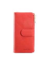 New Women's PU Leather Wallets Female Long Hasp Purses Large Capacity Money Bag Phone Pocket Multifunction Clutch Coin Card Holder