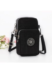 Mobile Cover Women Hanging Shoulder Mobile Phone Bag Wallet Coin Purse Zipper Small New Wild Small Messenger Bag Female